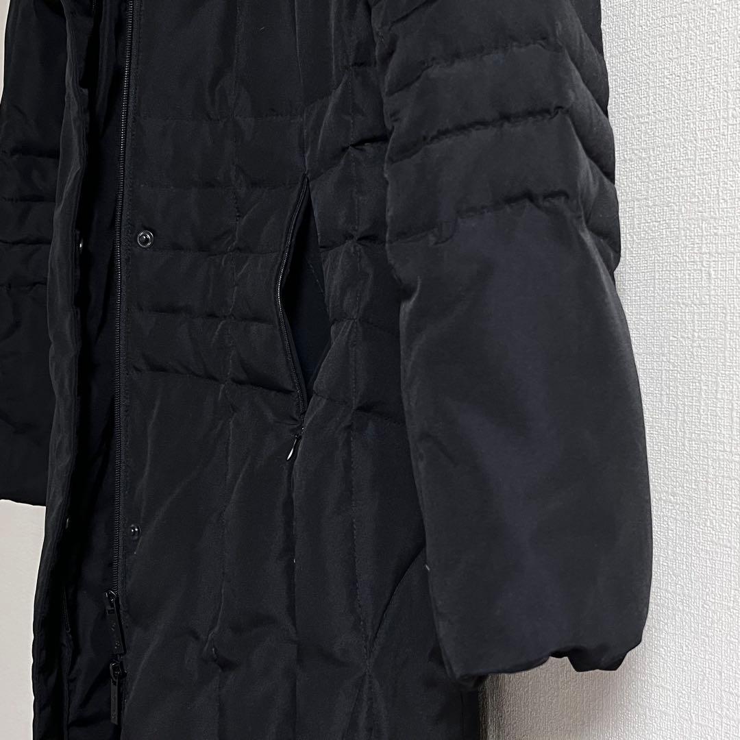   1回のみ着用✨ゆったりロングダウンコート　フードあり