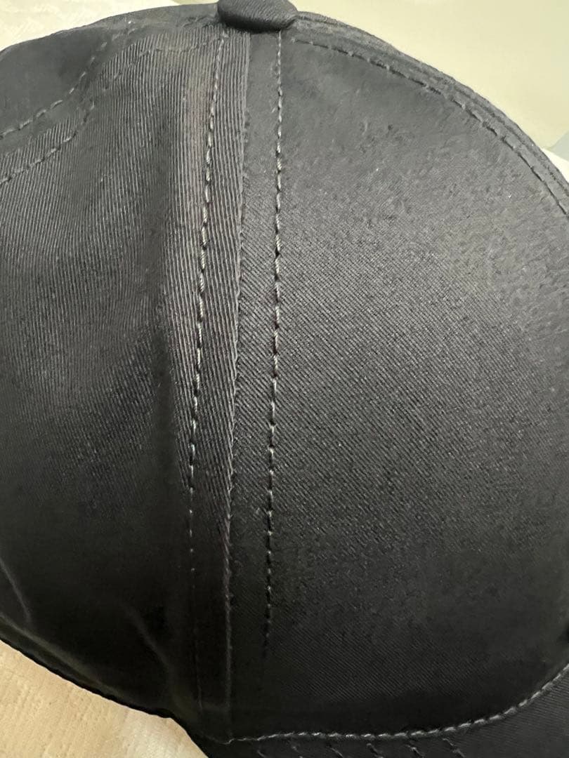 ららセリーヌ キャップ トリオンフ ベースボール コットン L 黒