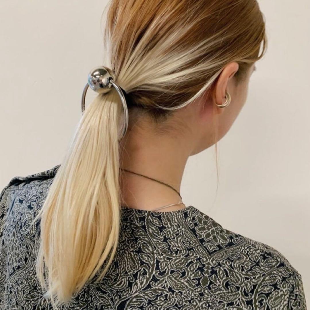 FUMIE TANAKA ring ball hair hook シルバー