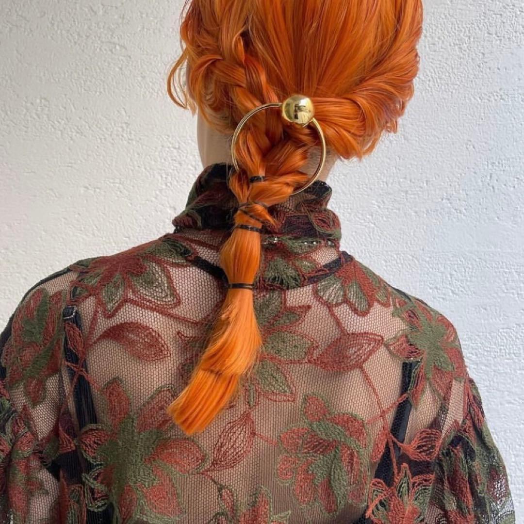 FUMIE TANAKA ring ball hair hook シルバー