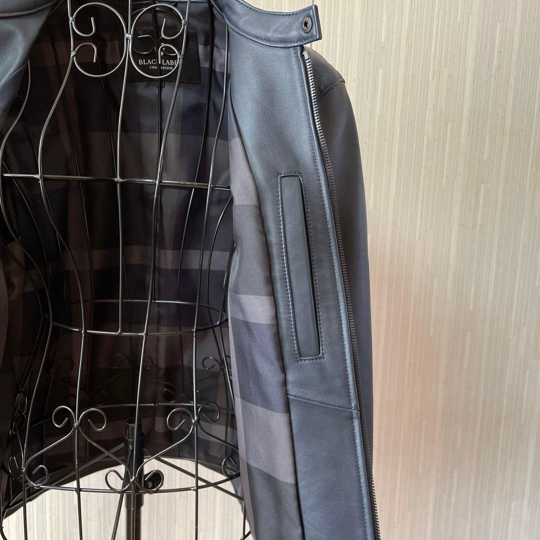 ブラックレーベルの革ジャン