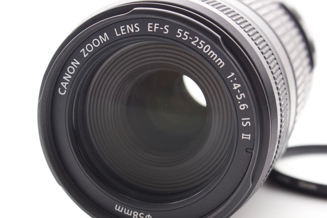 美品✨Canon EF-S 55-250mm IS Ⅱ 手ぶれ補正　望遠