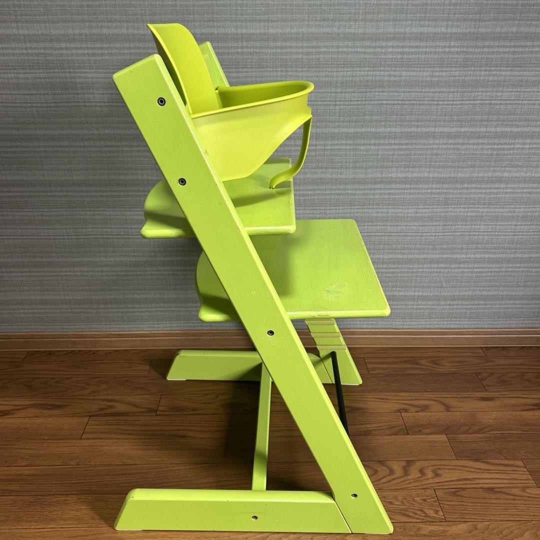 STOKKE トリップトラップ Green シリアルナンバー4 ベビーハイチェア