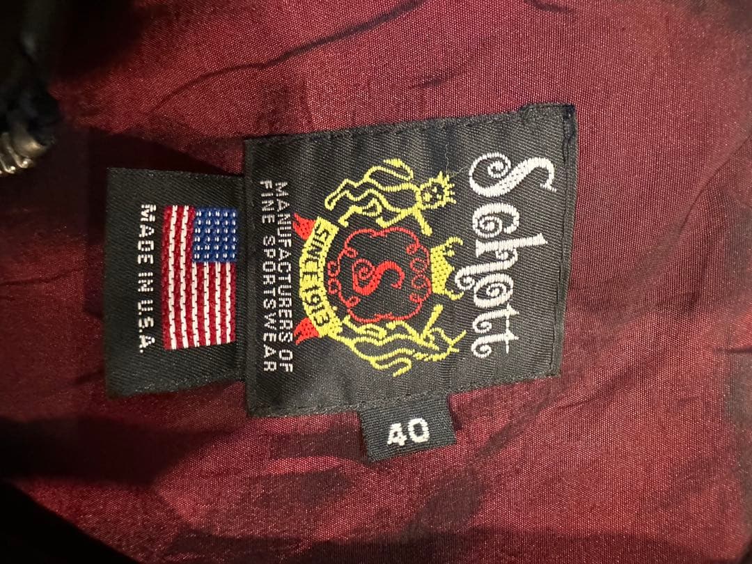 Schott シングルライダース　90年代