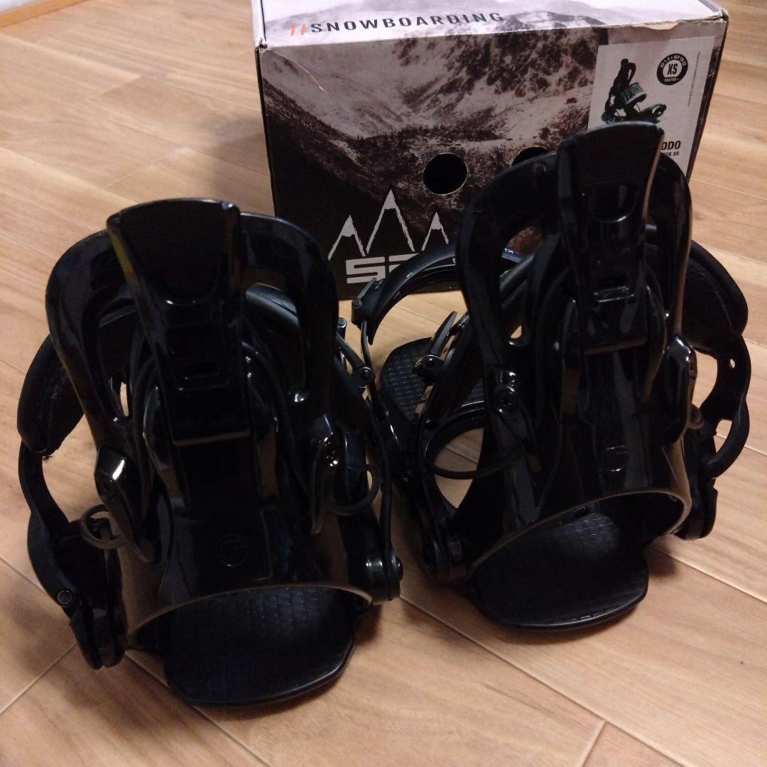 SPビンディング サイズXS子ども用 kid FASTEC KIDDO ブラック