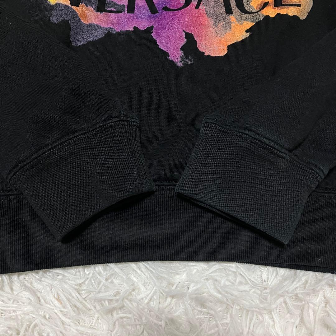 VERSACE　メデューサプリント　パーカー　ブラック　Lサイズ