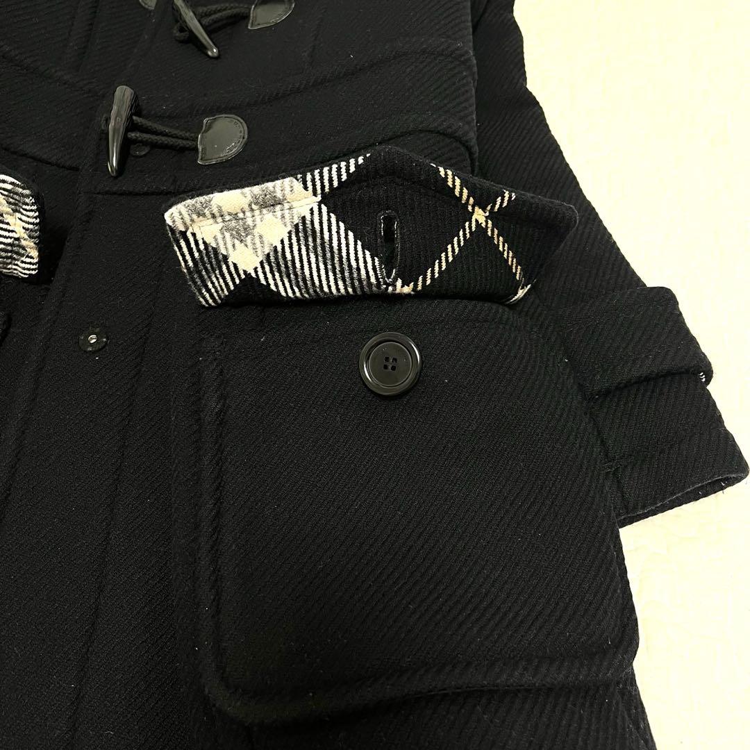 BURBERRY ブルーレーベル ダッフルコート ノバチェック　ホースロゴ