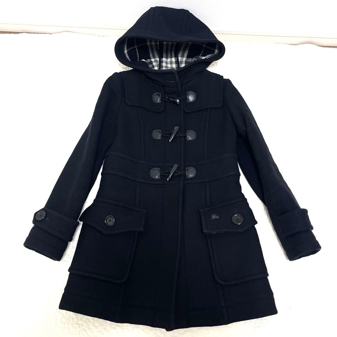 BURBERRY ブルーレーベル ダッフルコート ノバチェック　ホースロゴ