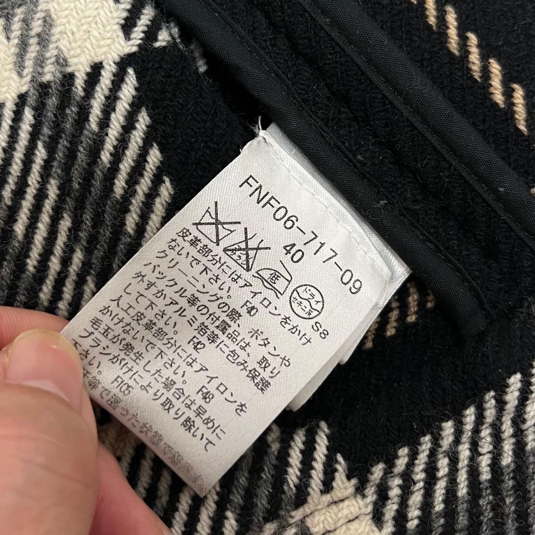 BURBERRY ブルーレーベル ダッフルコート ノバチェック　ホースロゴ