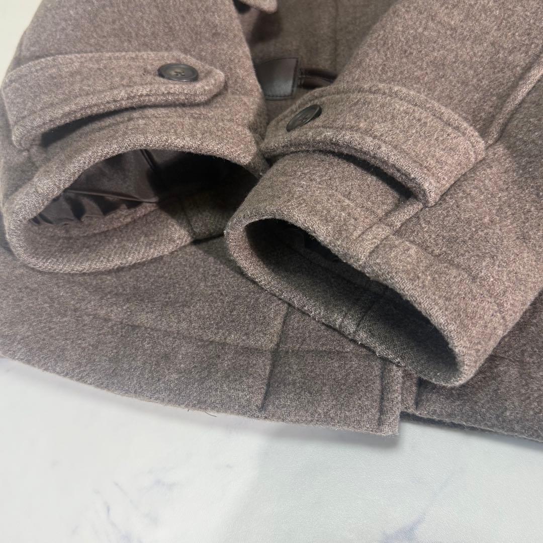 極美品　EAST BOY ダブルフェイス　袖裏地付/ジップ付　ダッフルコート