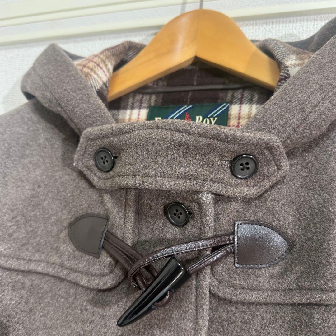 極美品　EAST BOY ダブルフェイス　袖裏地付/ジップ付　ダッフルコート