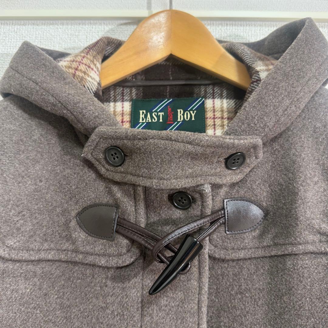 極美品　EAST BOY ダブルフェイス　袖裏地付/ジップ付　ダッフルコート