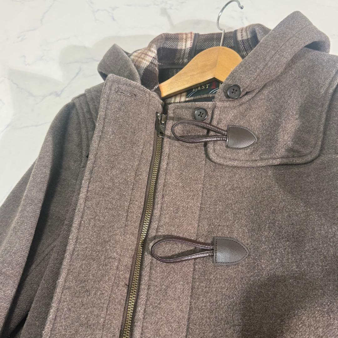 極美品　EAST BOY ダブルフェイス　袖裏地付/ジップ付　ダッフルコート