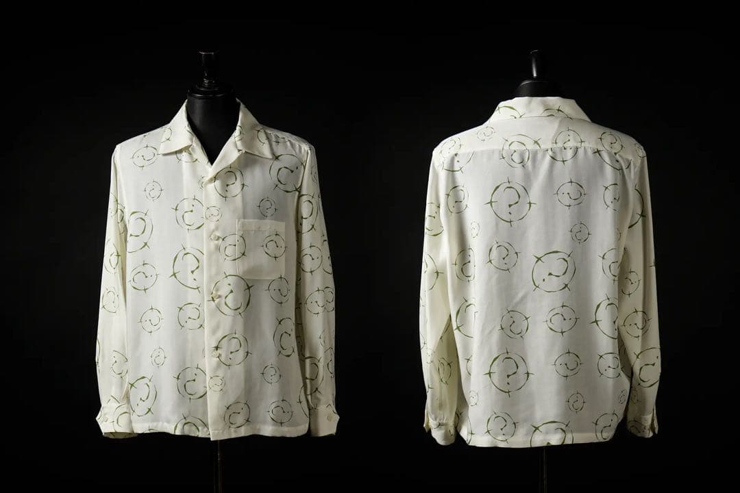 WEIRDOウィアード 2022SS THE BATMAN 長袖レーヨンシャツ