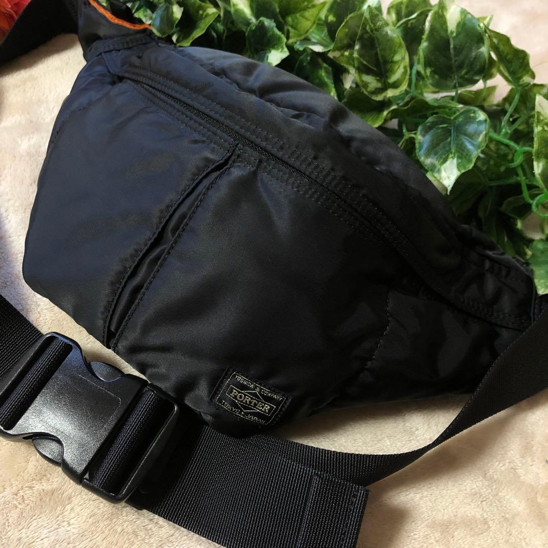 未使用に近い極美品　PORTER ポーター　ボディバッグ　タンカー　ブラック
