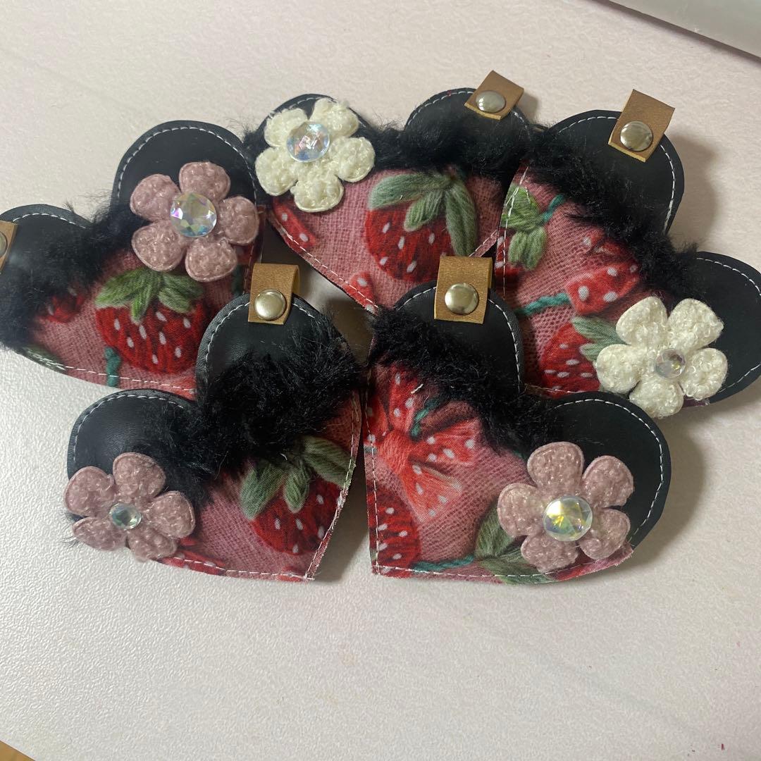 いちごパフェ★　デニムリメイクチャームお取り置き❶