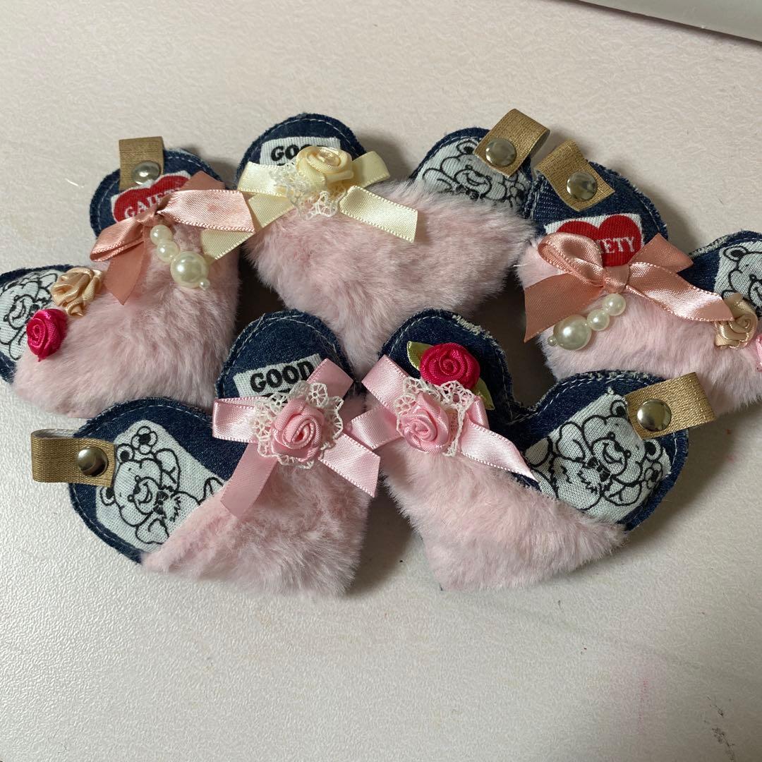 いちごパフェ★　デニムリメイクチャームお取り置き❶