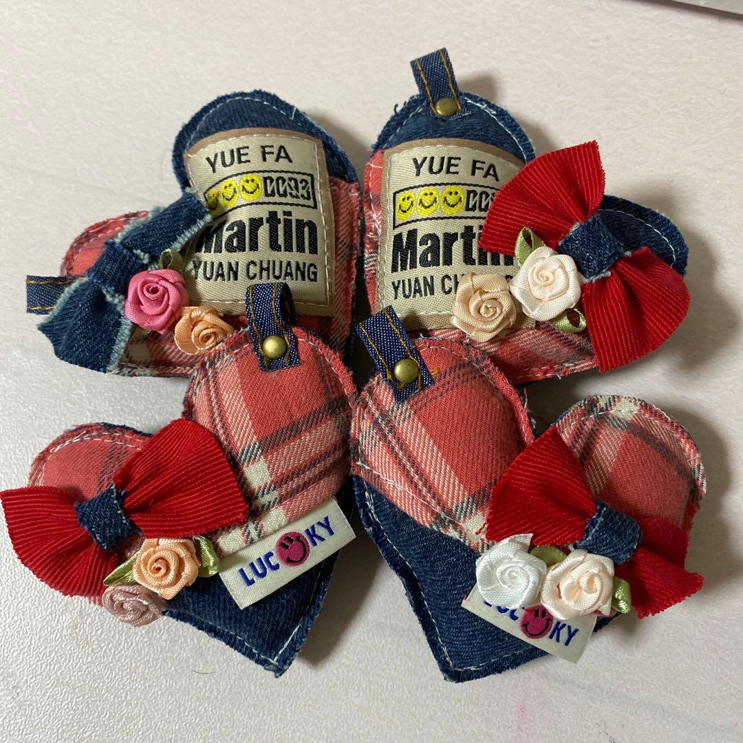 いちごパフェ★　デニムリメイクチャームお取り置き❶