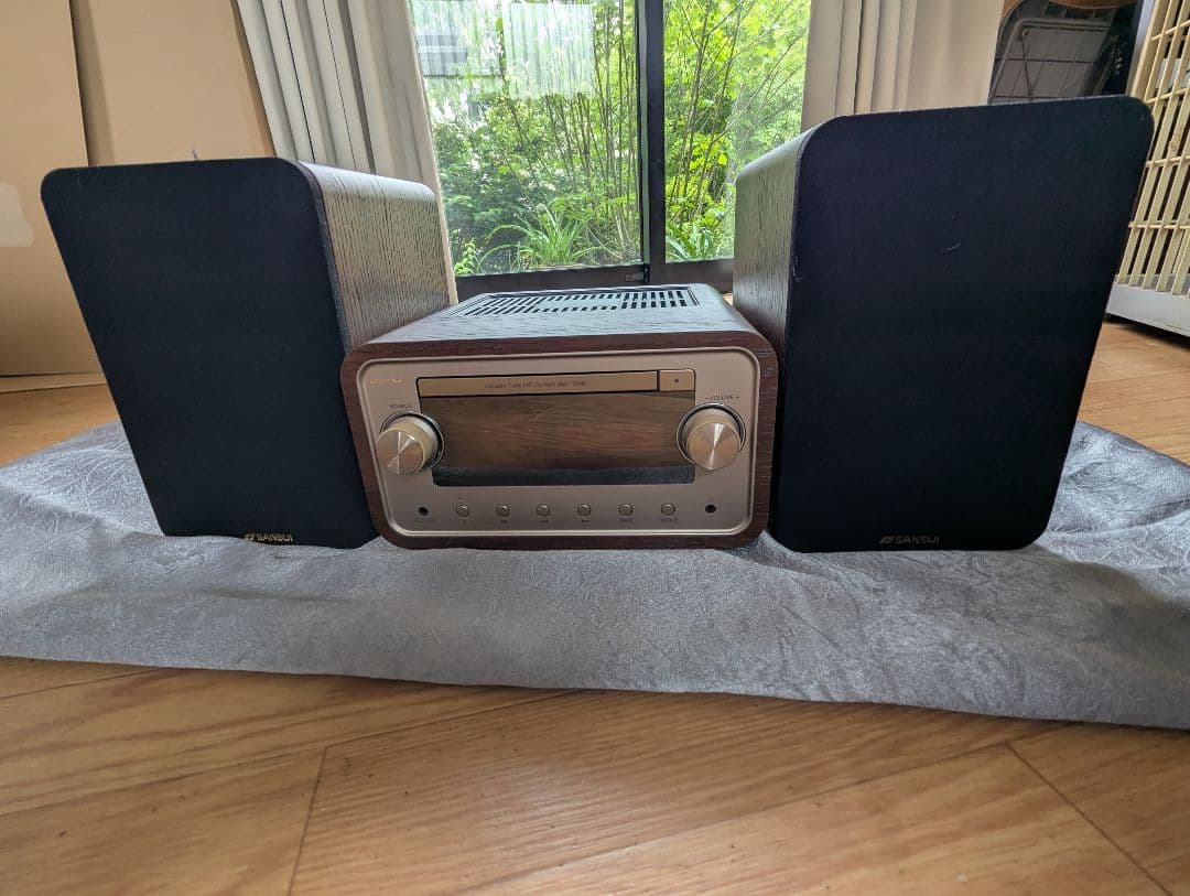 退院セール‼️SANSUI真空管搭載ハイブリッドアンプコンポ SMC-300BT