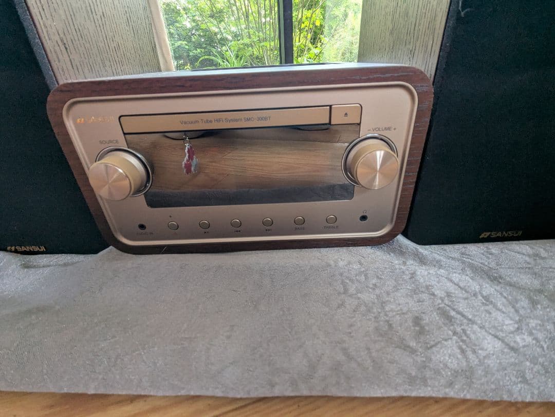 退院セール‼️SANSUI真空管搭載ハイブリッドアンプコンポ SMC-300BT