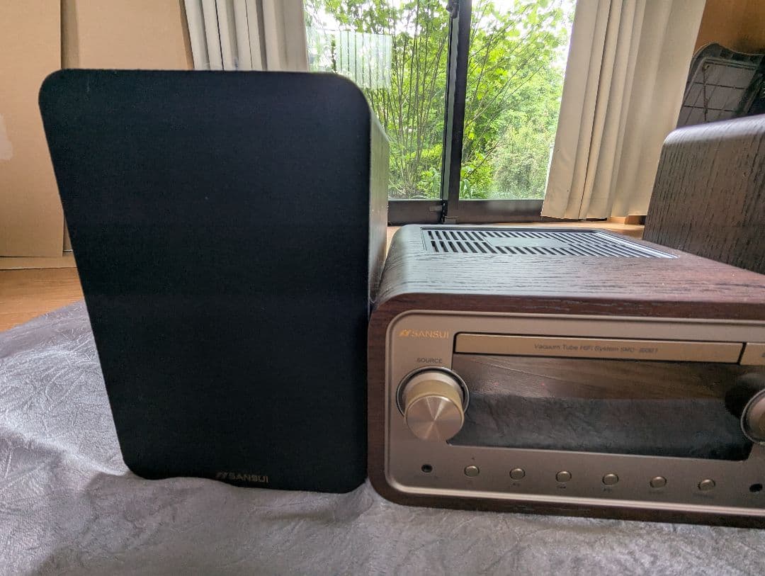 退院セール‼️SANSUI真空管搭載ハイブリッドアンプコンポ SMC-300BT