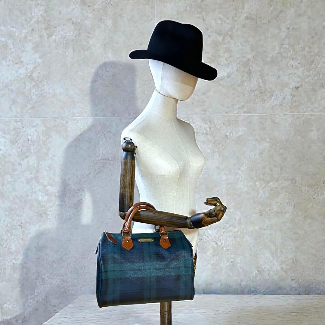 ✨極美品✨ ラルフローレン ボストンバッグ ミニ レザー PVC 希少