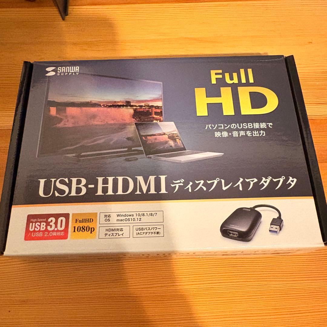 sanwa supply usb hdmi ディスプレイアダプタ