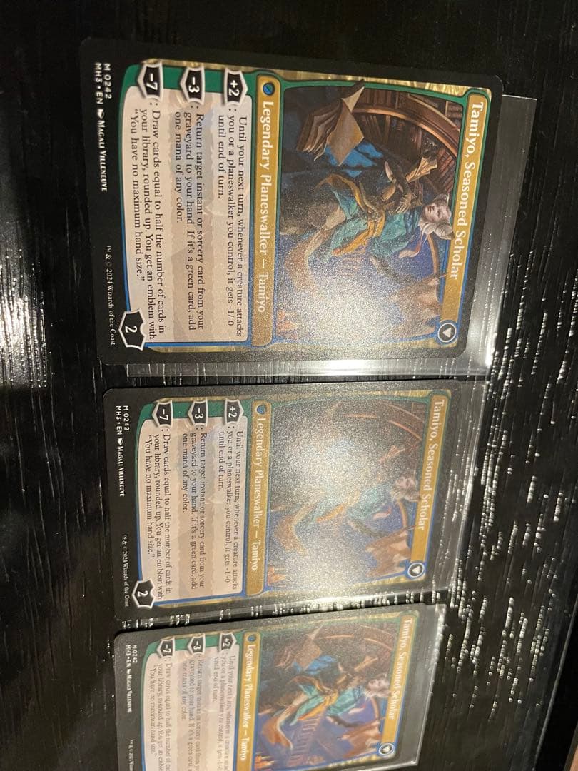 MTG 知りたがりの学徒、タミヨウ 英語　3枚