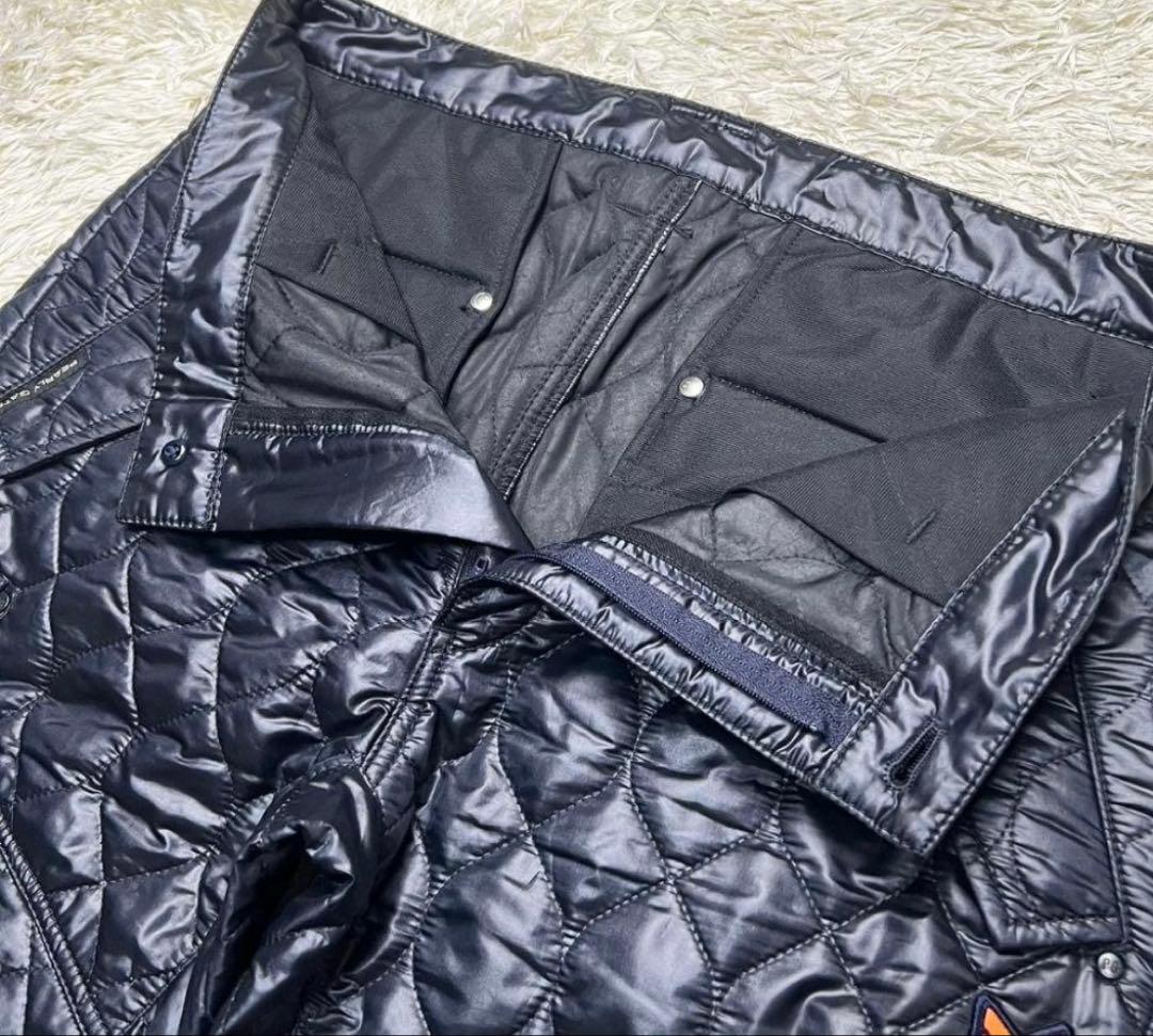 パーリーゲイツ　キルティングジョガーパンツ