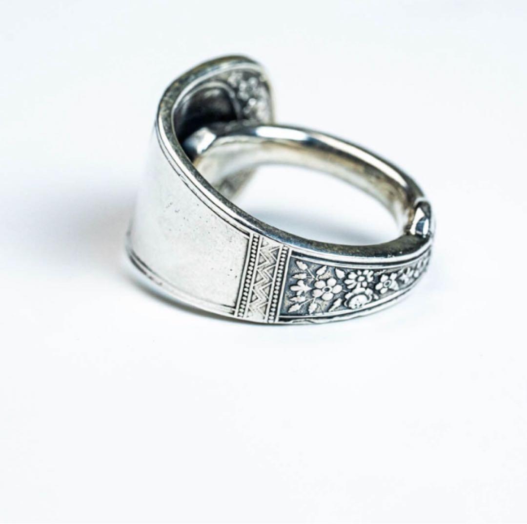 R-052 Cutlery Butter Knife Ring　(燻し仕上げ)