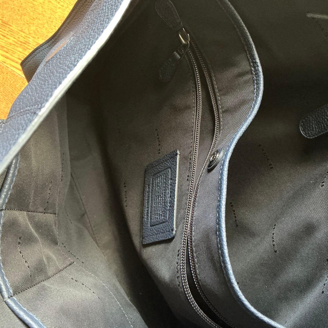 COACH コーチ　ネイビー ビジネスバッグ