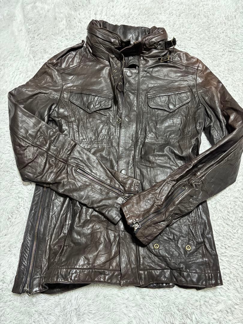 キョウジマルヤマ　革ジャン