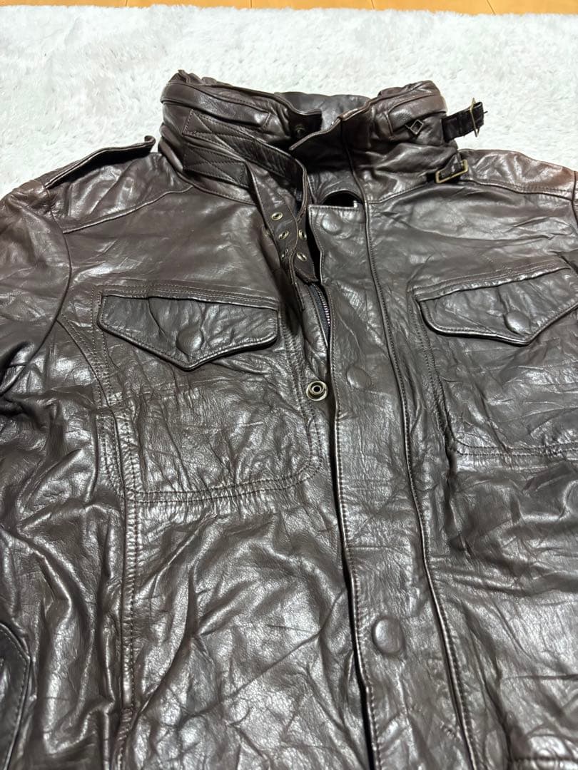 キョウジマルヤマ　革ジャン