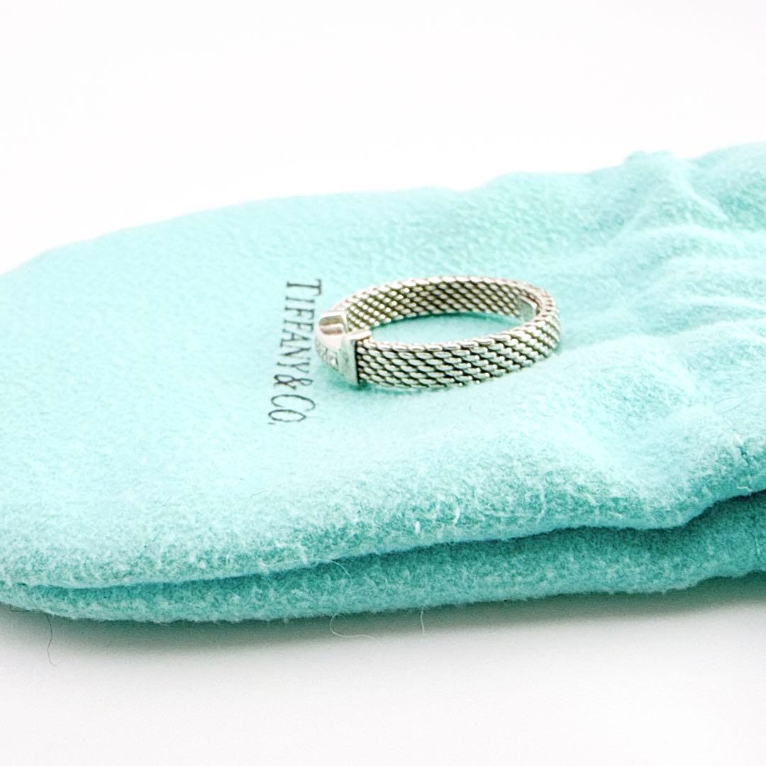 3008-2 保存袋付き✨Tiffany サマセット 3Pダイヤ リング 13号