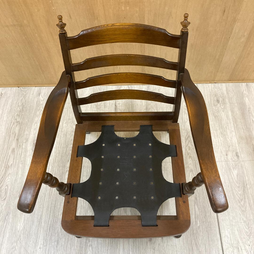 【飛騨産業】キツツキ　穂高　アームチェア　一人掛けソファ　シングル B