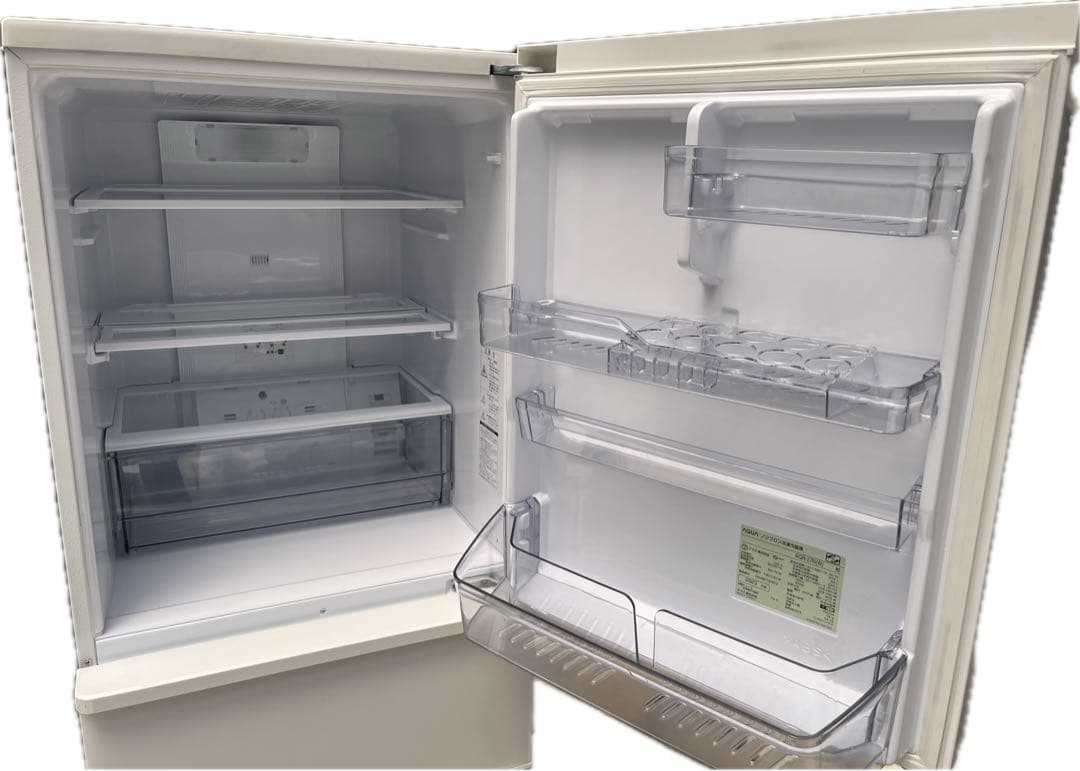 アクア 272L 3ドア 冷蔵庫 AQR-27N(W) 右開 2023年製 中古