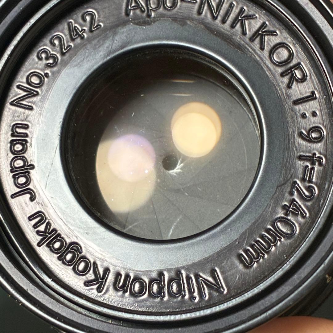 Nikon Nikkor app 240mm f9 ニコン　大判