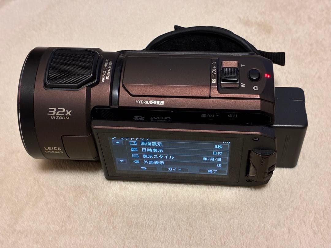 Panasonic 4k ビデオカメラ　本体