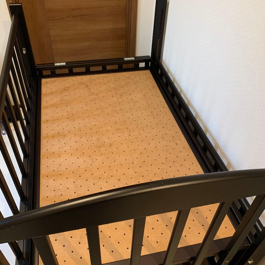 【♡きれい♡】ヤマサキ　ベビーベッド　スリーオープンベッド　b-side DX⭐︎