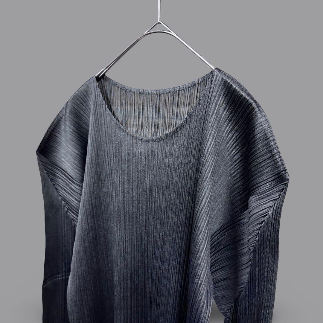 トップス Rare 00s Archive PLEATS PLEASE Black Top