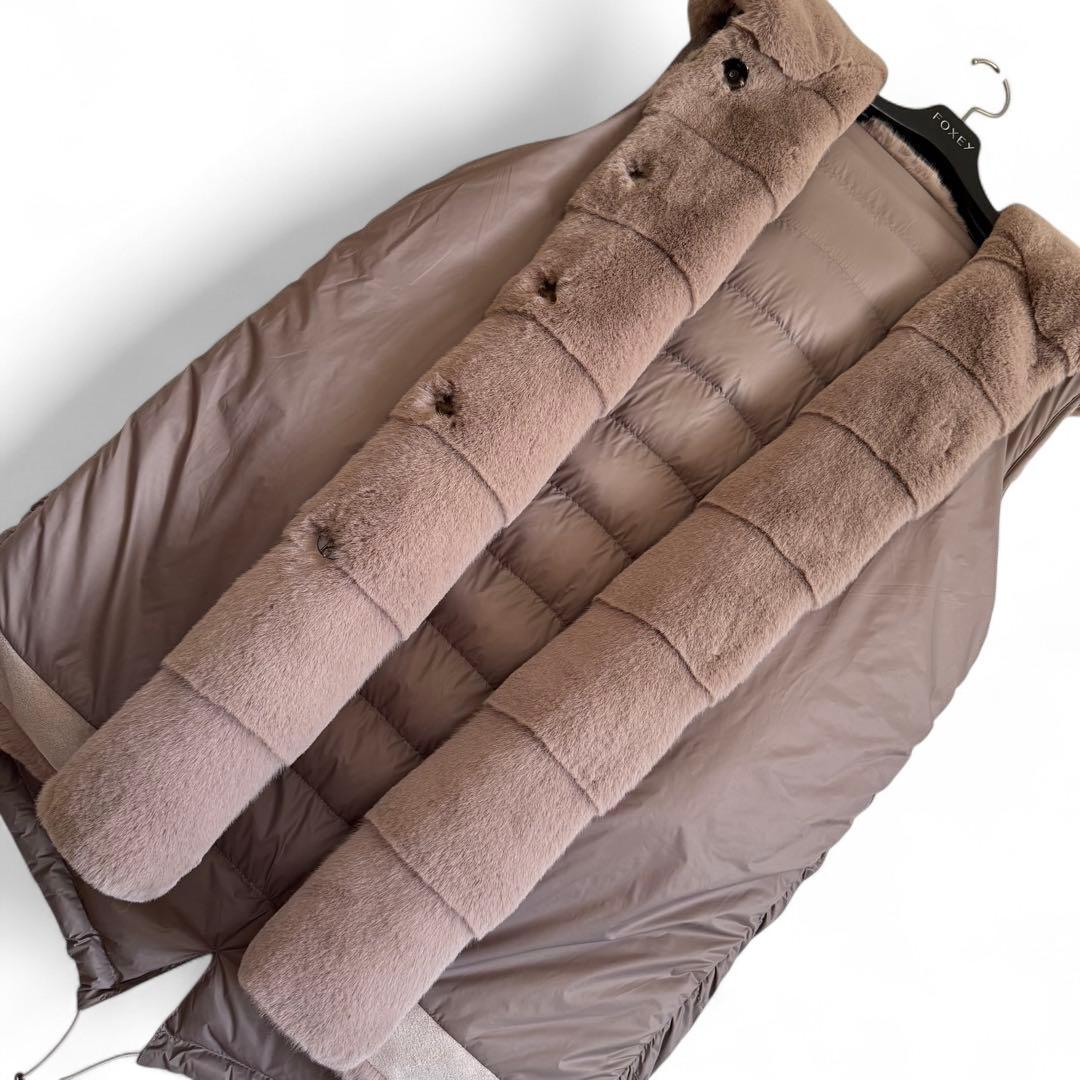 未使用 LOU ANDREA ふわふわファーダウンベスト リバーシブル