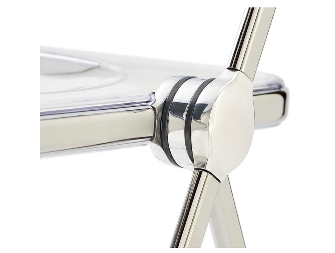 ジャンカルロ・ピレッティ Plia チェア クローム x クリア