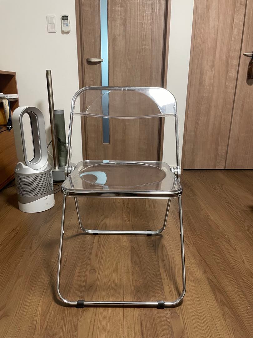 ジャンカルロ・ピレッティ Plia チェア クローム x クリア