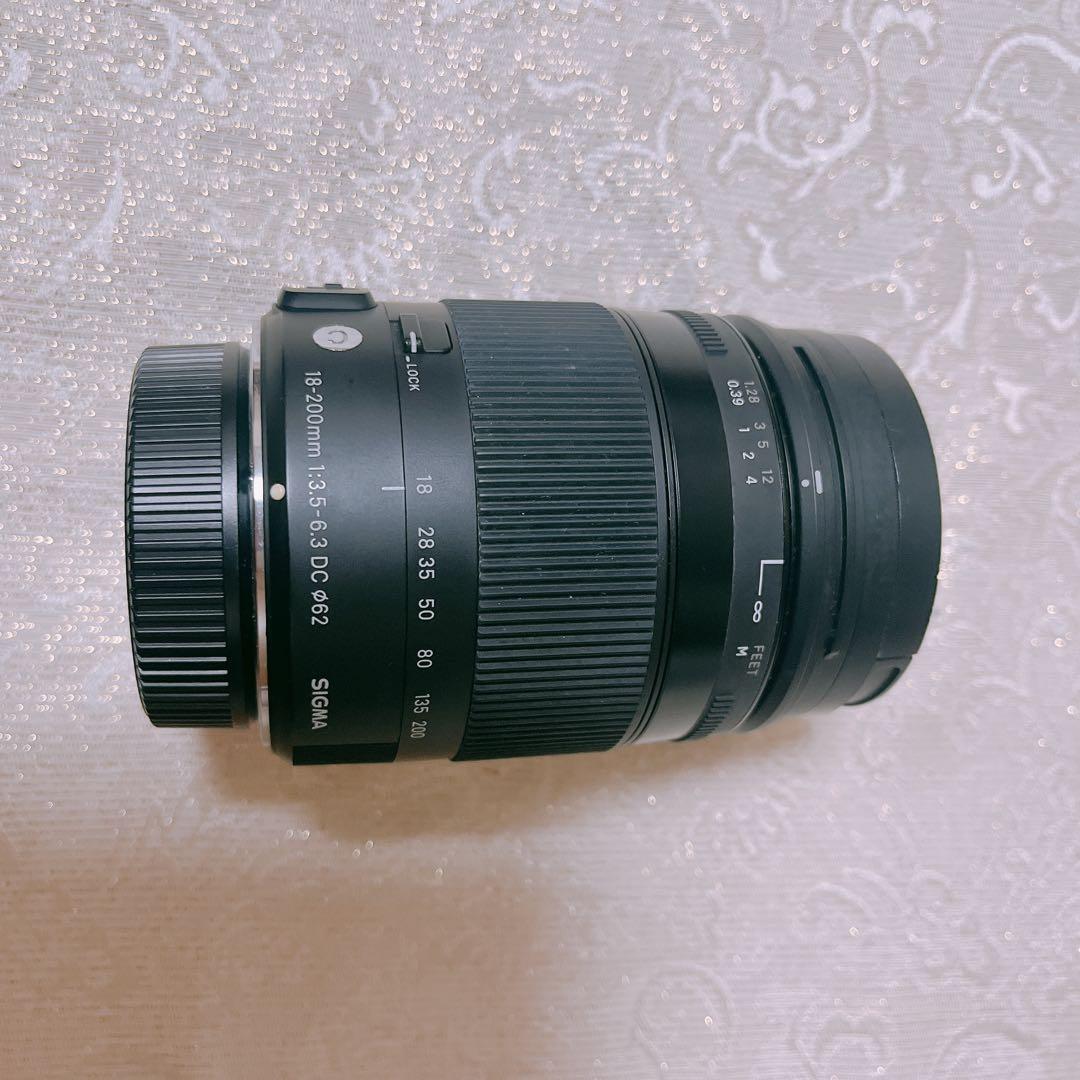 SIGMA 18-200mm F3.5-6.3 DC ズームレンズ　Fマウント用