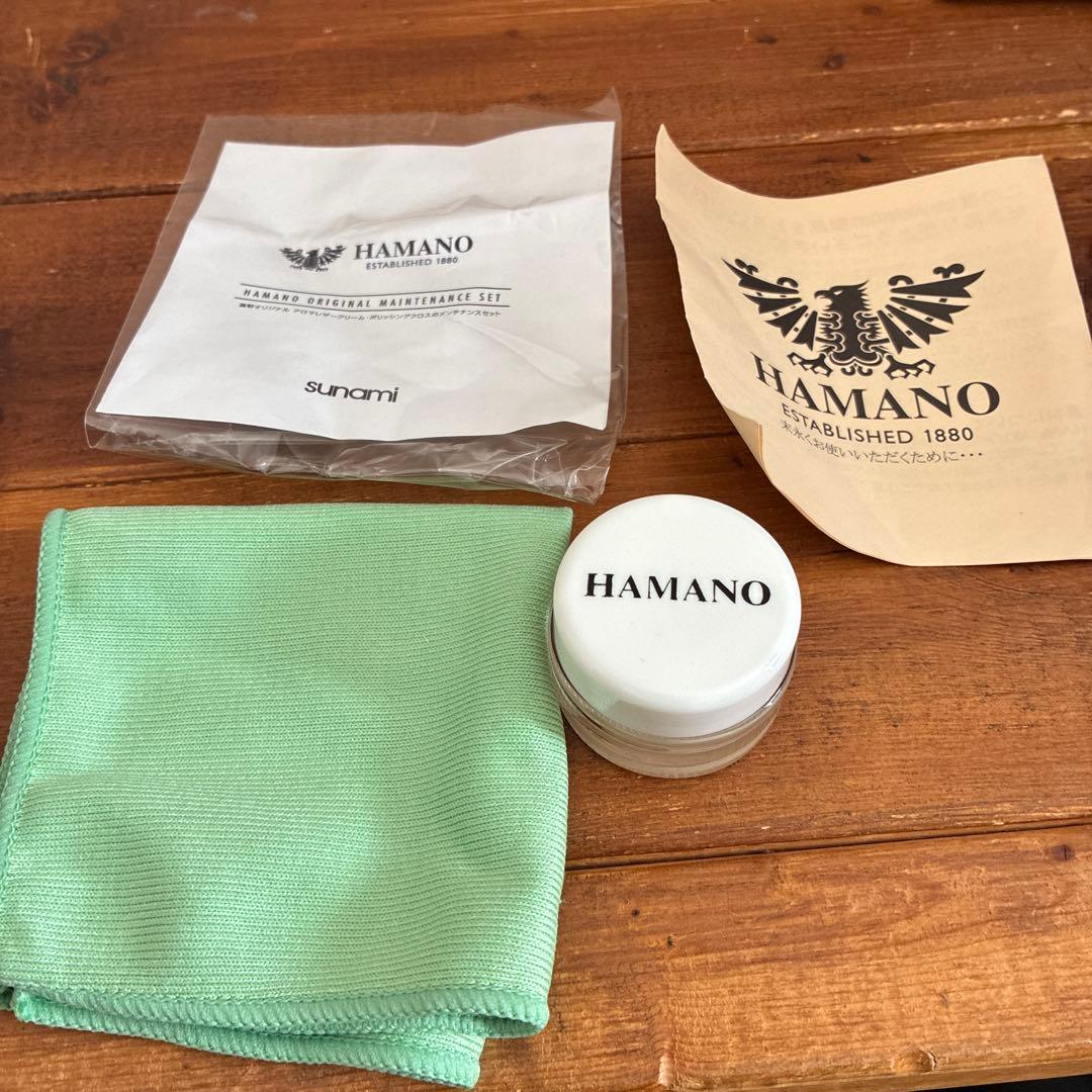 【美品】濱野皮革工藝 hamano 冠婚葬祭　フォーマルバッグ 黒　レザー