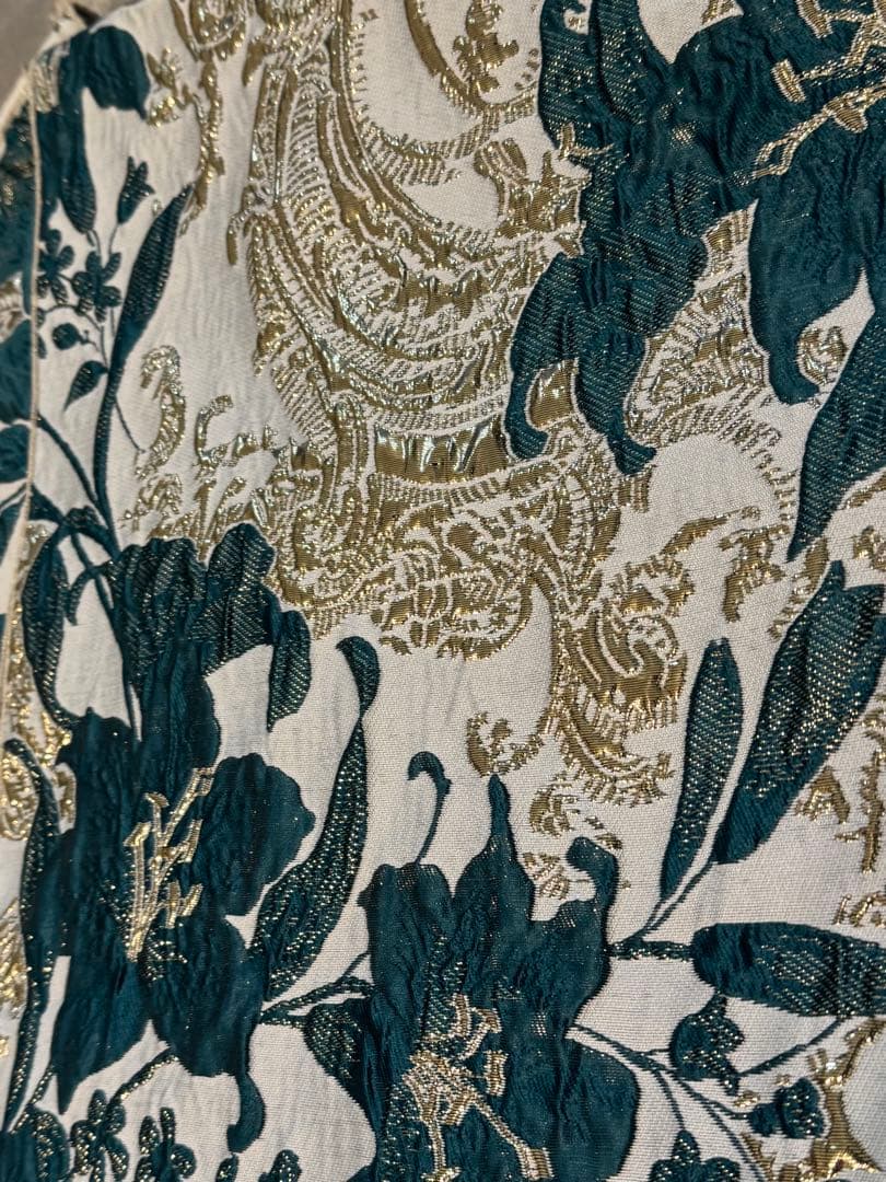 大人兵児帯【グリーンリリアルプ】【ブラックリリー】のセット