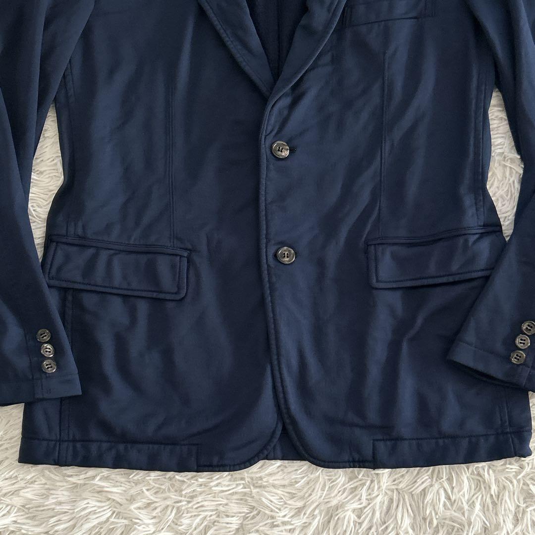 Y2K✨ コムデギャルソンオム ポリエステル 縮絨 染め ジャケット 紺 M