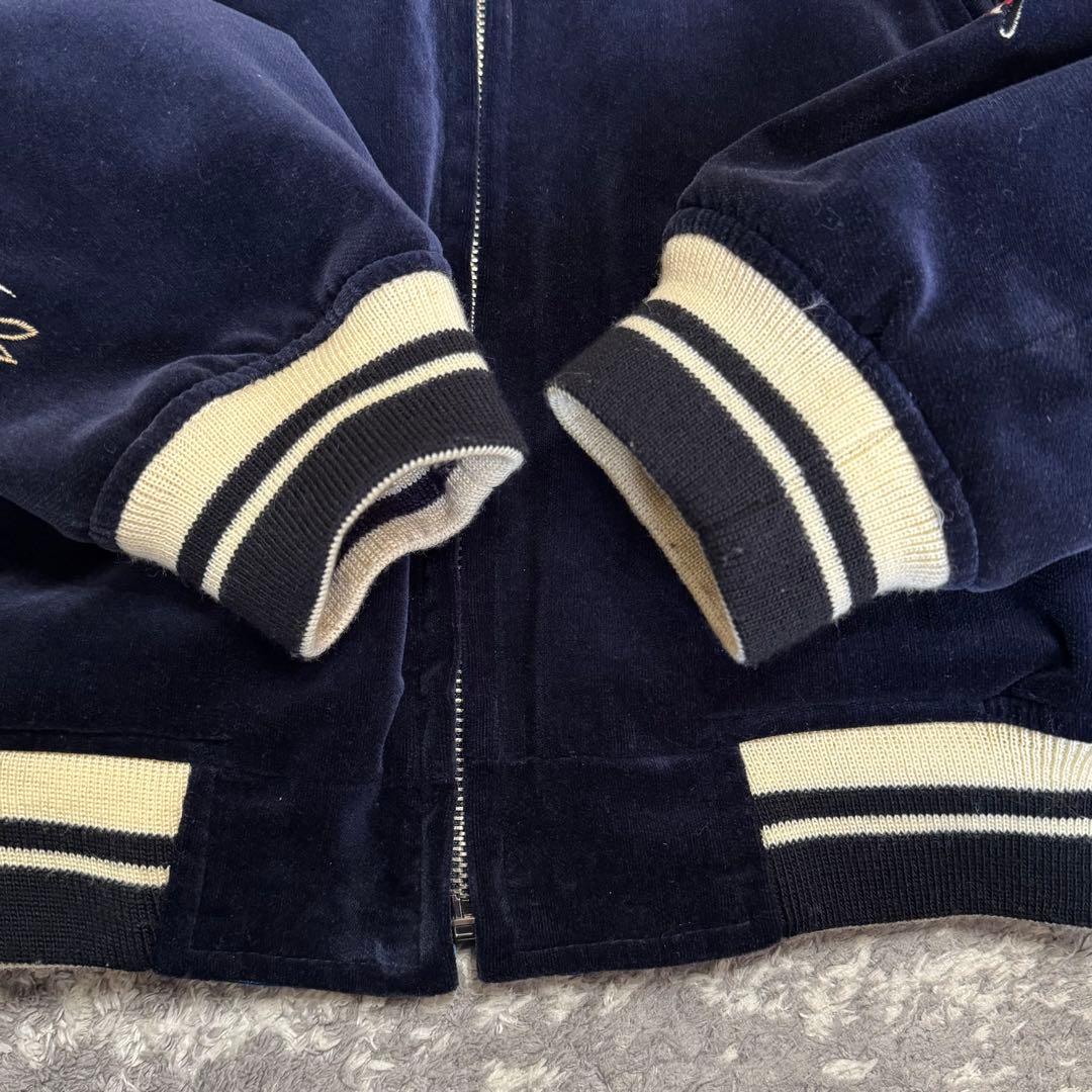 TEDCOMPANY 別珍 ベロア スカジャン リバーシブル テッドマン