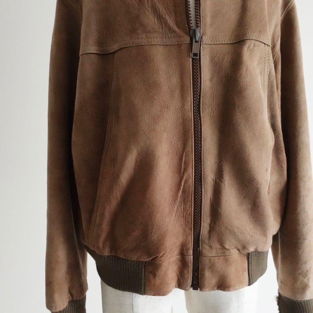 ジャケット・アウター 1970s80s Euro Vintage Suede BomberJacket