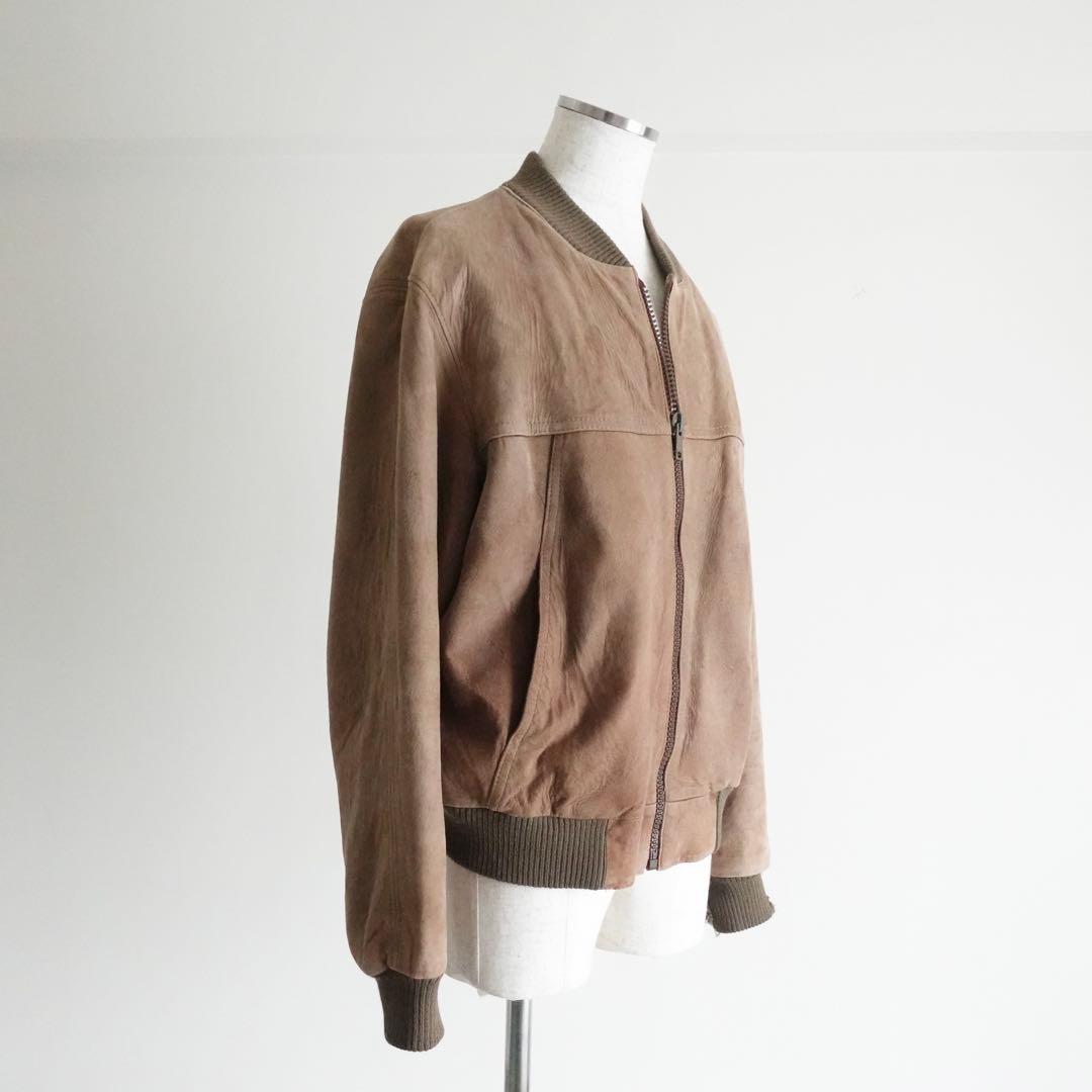 ジャケット・アウター 1970s80s Euro Vintage Suede BomberJacket
